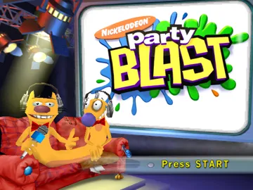 Nickelodeon Party Blast screen shot title